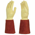 Delta Plus KCA15 Heat Resistant Cut D Gloves Para-Aramid Leather Cuff